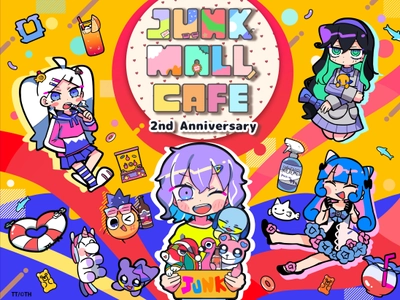 東宝×寺田てらによるオリジナルキャラクター 『ジャンクモール』誕生2周年記念コラボカフェ 「ジャンクモールカフェ 2nd Anniversary」が開催決定！