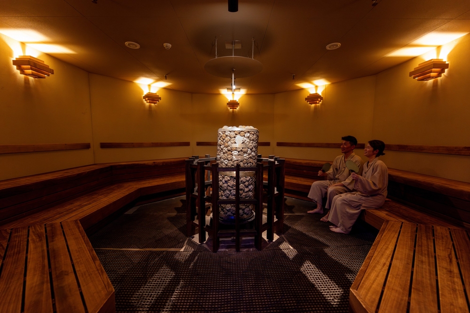 「庭がSPA」のロウリュサウナでリフレッシュ