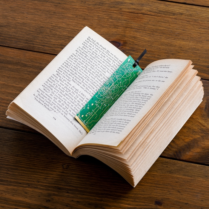 関西回路線図 基板アート栞 緑