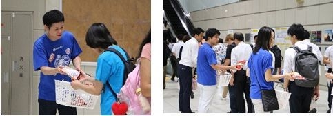 サンプリングの様子