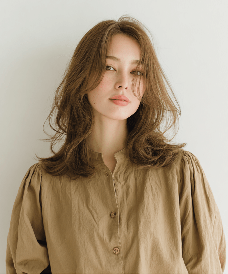 エアリーセミロングモデル