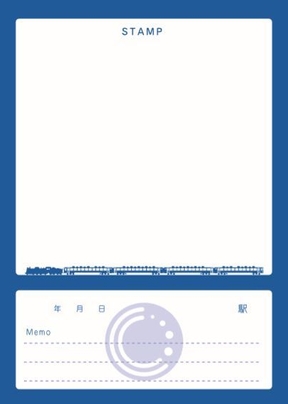 オリジナルスタンプノート(中面)　イメージ