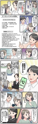 「家族が亡くなったらすること」の解説漫画