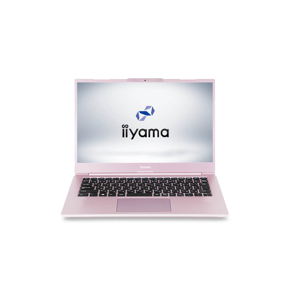 iiyama PC STYLE∞、軽くて持ち運びに最適な14型ノートパソコン ピンク