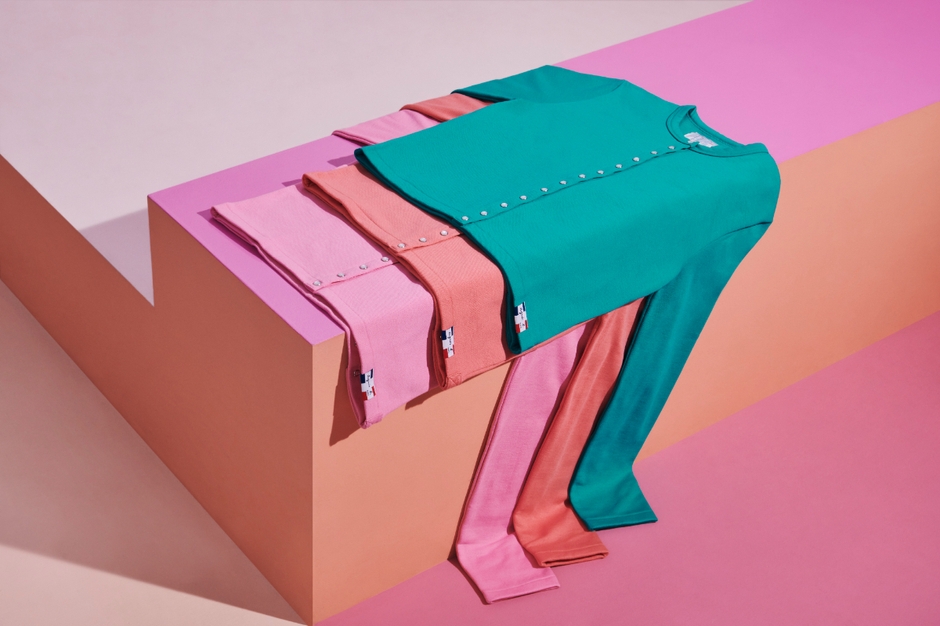 アニエスべー　カーディガンプレッション　メイドインフランス