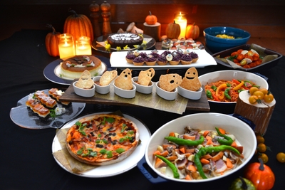 秋の味覚とハロウィンフェア料理（イメージ）