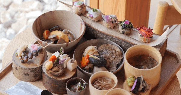 ▲禅坊 靖寧オリジナルの“禅坊料理”