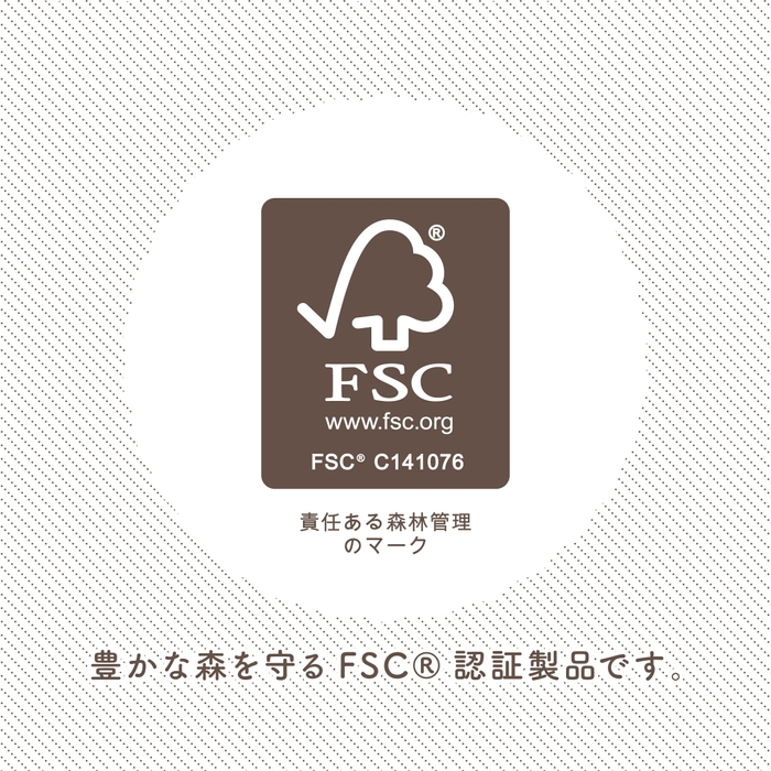 サンリオキャラクターズナチュラル12RWはFSC(R)認証製品です。