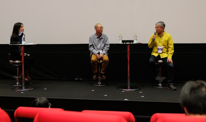 トークイベントの様子（右から望月 智充 氏、近藤 勝也 氏、田中 大裕）