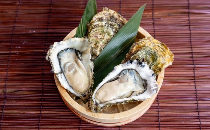 蒸し牡蠣(極みのかき小屋 壱番)