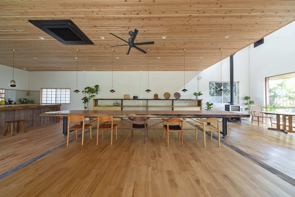 会場は自然がいっぱいの住宅ショールーム