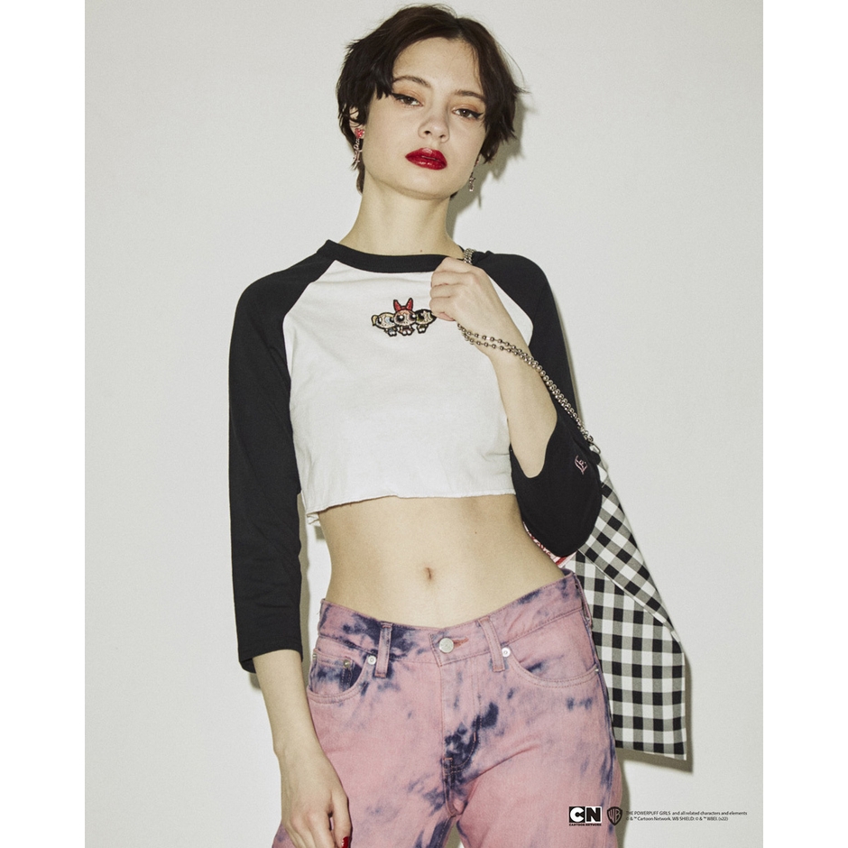 The Powerpuff Girls × jouetie クロップドラグラン 着用イメージ(4)