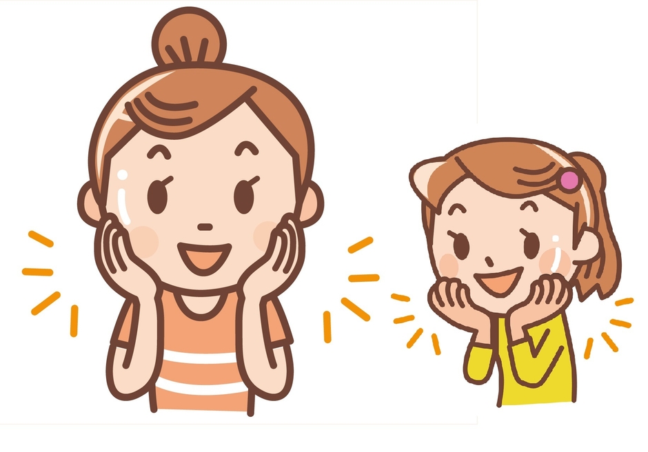 親子のスキンケア イメージ
