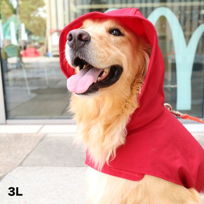 Deloreans犬用レインコート(3L)
