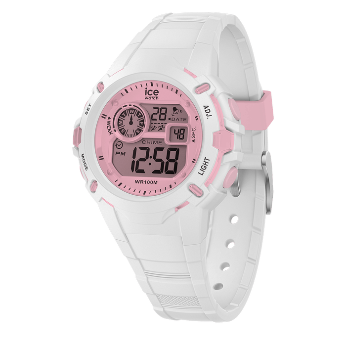 024001 White Pink