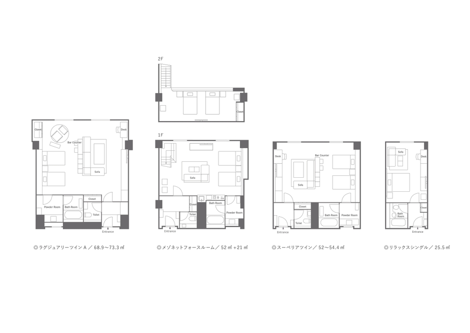 平面図(客室一例)