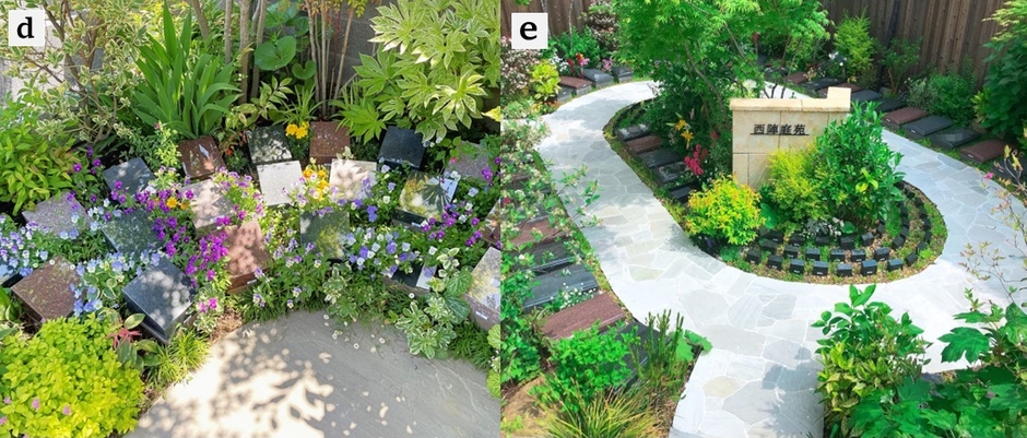 ( d:上京庭苑みのり e:西陣庭苑 )