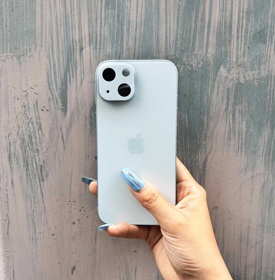 (端末)iPhone 15 ブルー×(製品カラー)ブルー