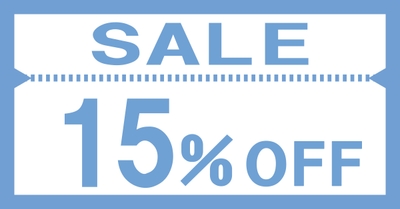 15%OFFセール