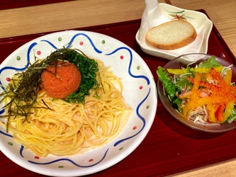 かねふく直営の明太子料理専門店「ふく竹」 新メニュー『たっぷりすぎ明太子パスタ』を発売！！