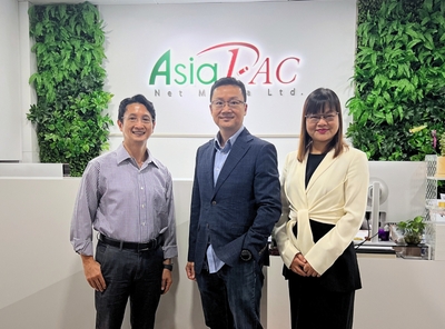 AsiaPacの共同創業者である(左から)マイケル・チャン、ダニエル・チャン、クリスティン・チョン