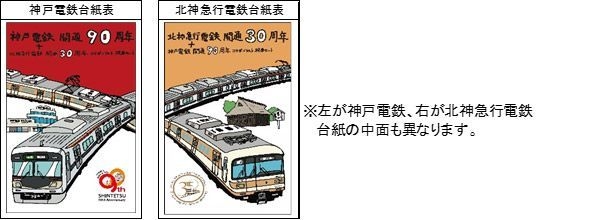 コラボイラスト硬券　デザインイメージ