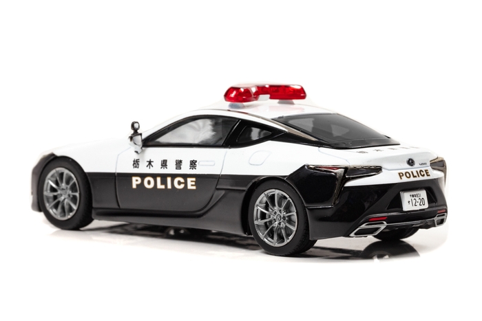 RAI'S 1/43 レクサス LC500 (URZ100) 2020 栃木県警察交通部交通機動隊車両:左後