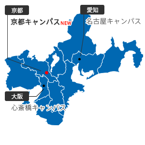 関西・中部エリアMAP