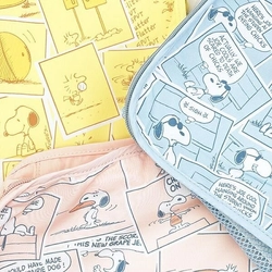 旅の準備はスヌーピーで決まり！可愛いパステルコミック柄のトラベルグッズ