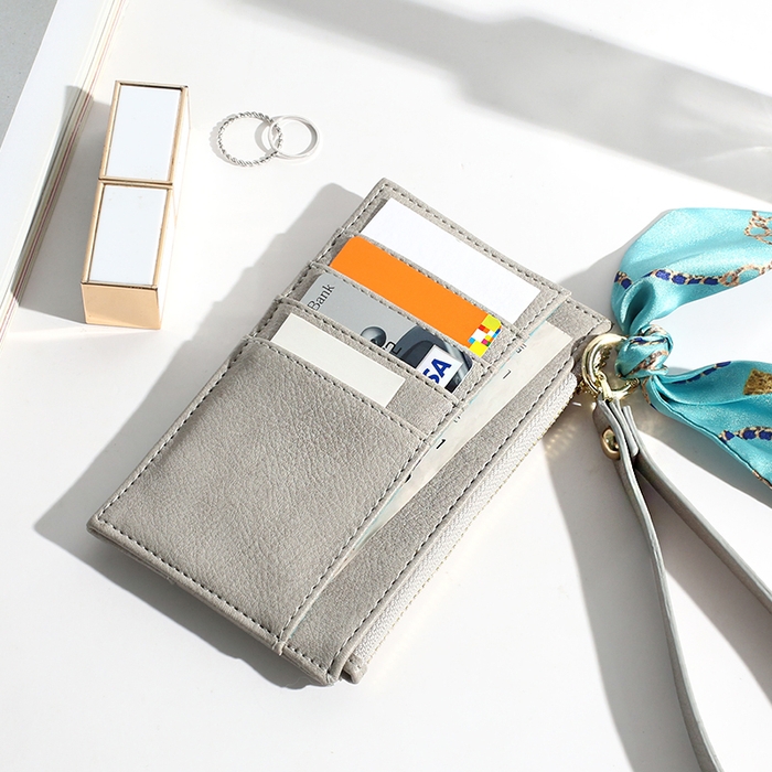 カード&キーケース ベージュ