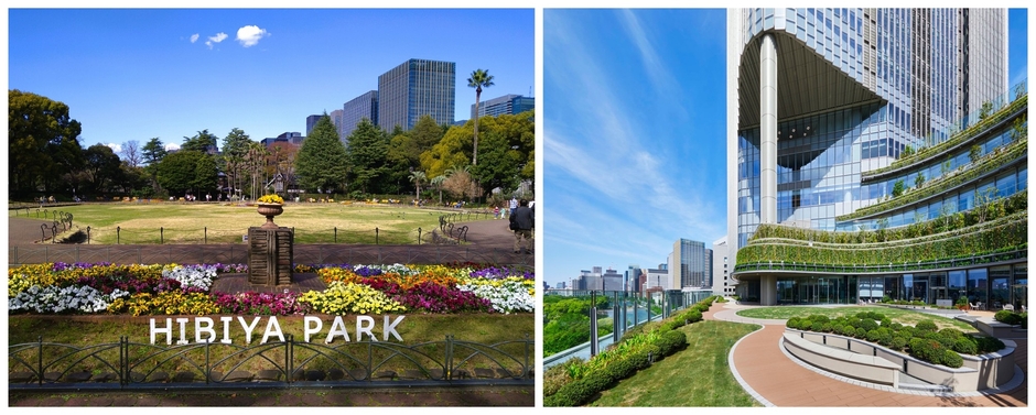 本イベントで周遊する“日比谷らしさ”を感じられるスポットのイメージ