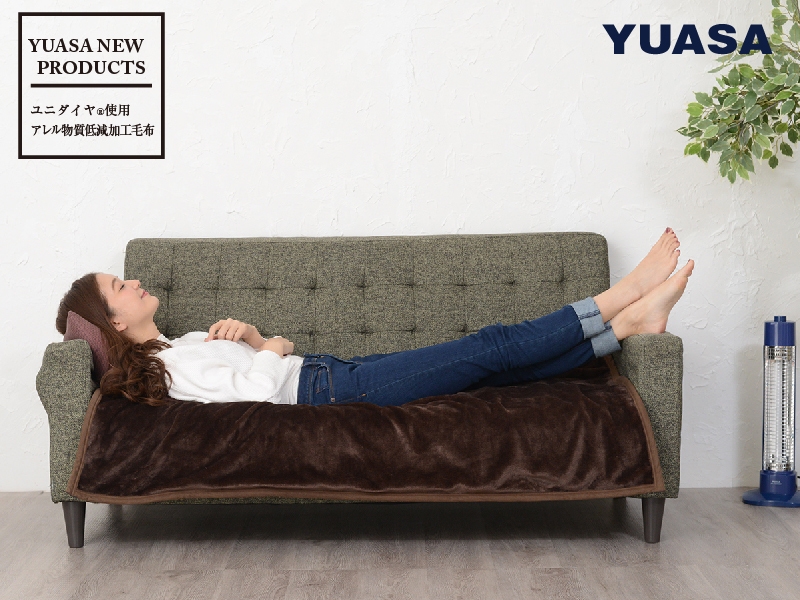 アレル物質低減 電気敷毛布