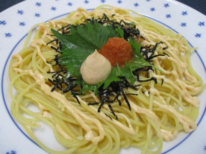 パスタ明太マヨ