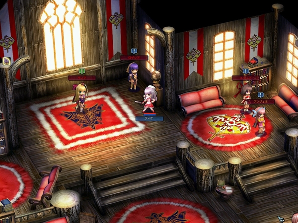 【蒼炎戦旗・拠点】義賊たちの隠れ家を隠れ蓑にして設立された「蒼炎戦旗」。その創始者と対面した冒険者は彼女から告げられたその名に聞き覚えがあり……!?