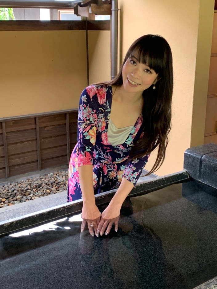 旧堀切邸　園内の手湯