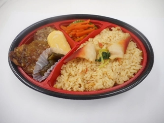 若い力で福島を元気に 相馬の郷土料理・食材がお弁当に 小高産技高・イオン共同開発「食べてみっせ～ ホッキ飯弁当」発売