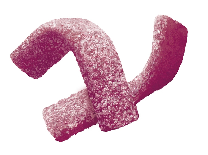 フェットチーネグミ グレープソーダ味 生地(1)