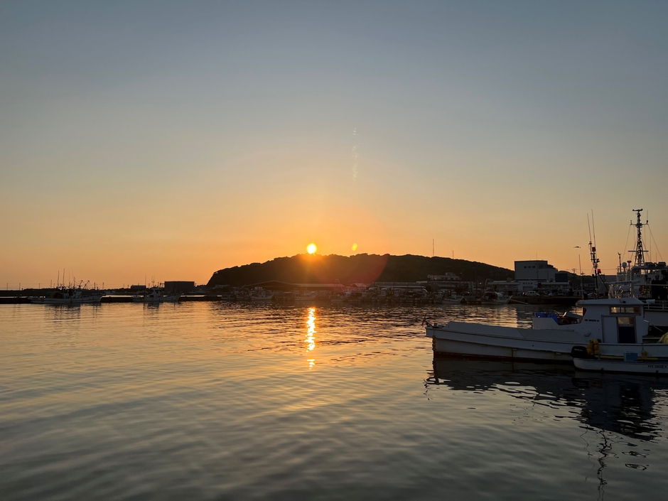 南知多町豊浜の夕焼け