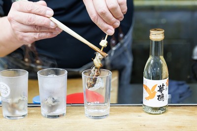 牡蠣酒(牡蠣投入)