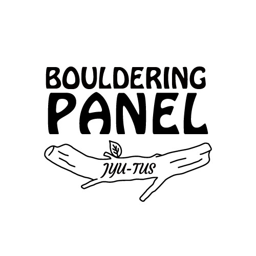 住+(じゅうたす)ボルダリングパネル ロゴ