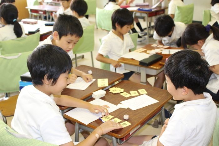 公開授業 知能訓練 漢字共通点ゲーム