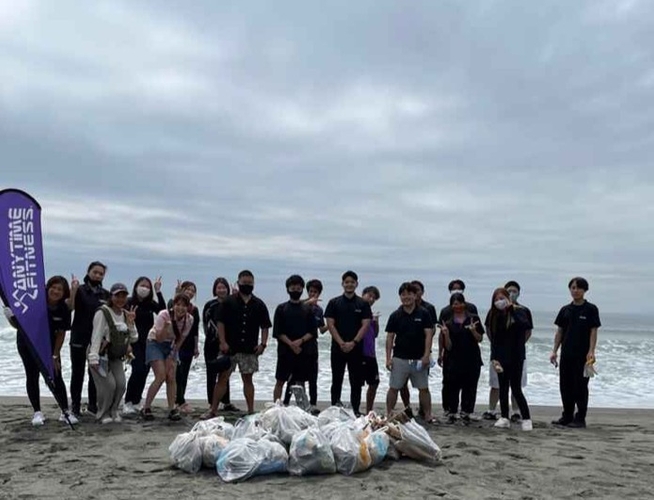 ▲過去に実施したビーチクリーンの様子