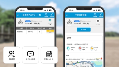 アプリでの実際の画面 2
