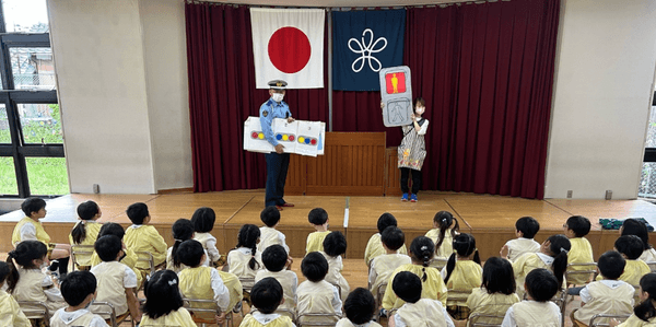 令和5年（2023年）の「交通安全教室」の様子