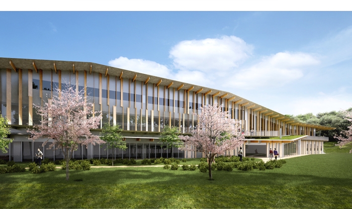 新しい校舎(イメージパース)