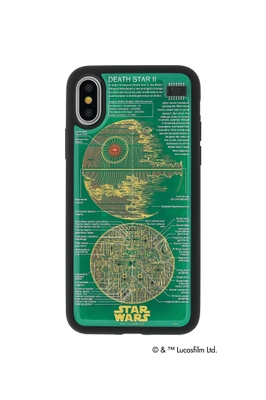 iPhone Xケース DEATH STAR(TM) 緑