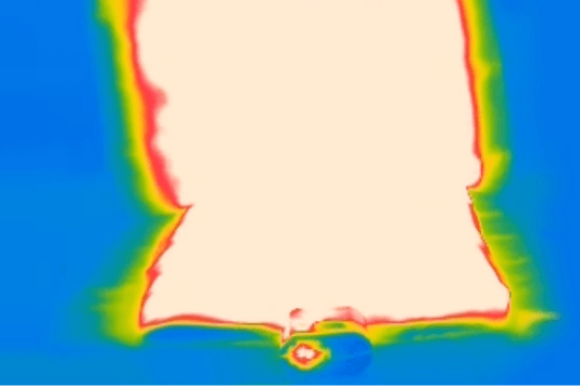 60℃/30分使用後の布団