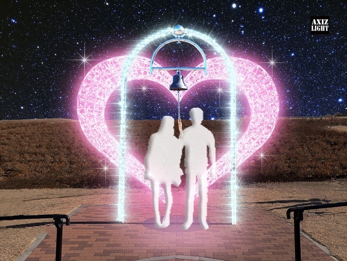 マリーゴールドの丘イルミネーション_AXIZ Light演出イメージ