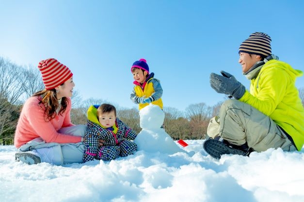 都心で雪を楽しもう！雪山や滑り台を設置予定※写真はイメージ