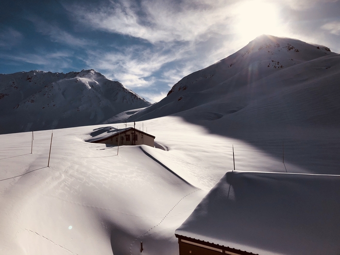 標高2,450mの室堂(1/25撮影)
